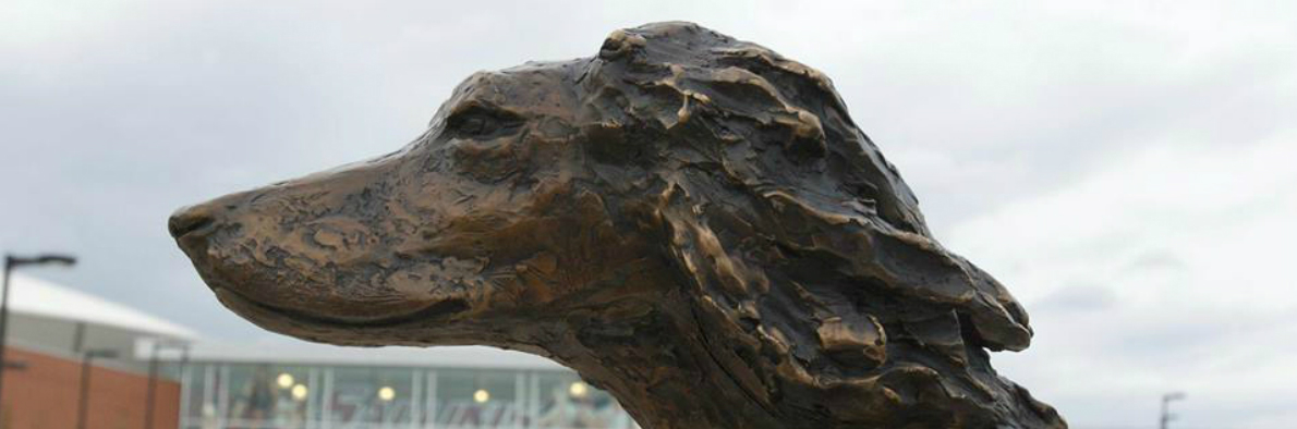 Saluki Dog Statue